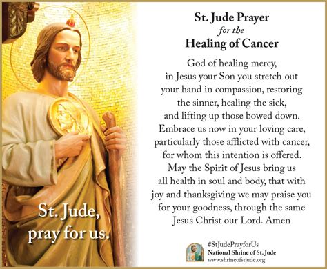 prayer to st jude for cancer